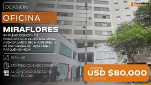 Portada de la oficina de miraflores en venta